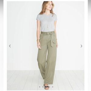 Marine Layer Ivy pant worn olive